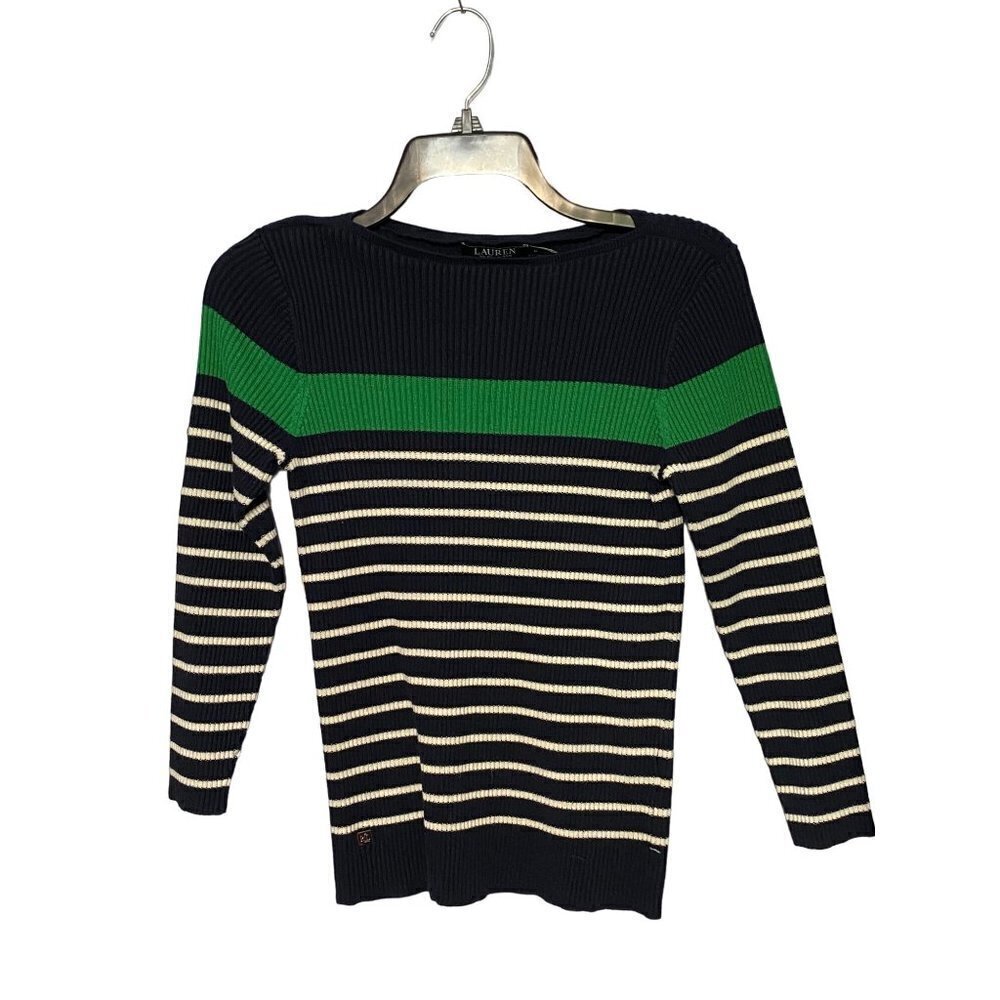 Lauren Ralph Lauren Women's Ribbed‎ Pull On Long Sleeves Sweater Size Medium